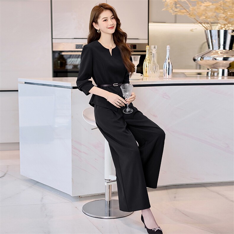 喜婆婆婚宴装2025新款春季年轻洋气质结婚妈妈礼服时尚阔腿裤套装,女装套装/套裙,火爆靓佳人