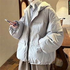控128加绒面包服男大码羊羔毛棉衣男MY16347-P100，男装棉衣，电商A040