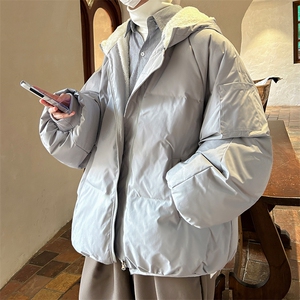 控128加绒面包服男大码羊羔毛棉衣男MY16347-P100图片