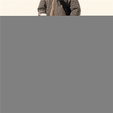 抖音品质冬季新款加绒保暖小狗宽松休闲卫裤B313-K876-p65控88，男装休闲裤，电商B313