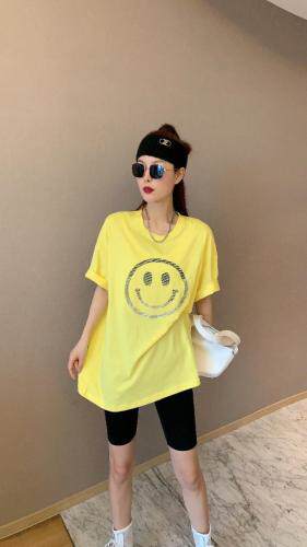 夏季前面烫钻短袖，女装，萱伊惠紫