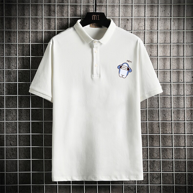 PL57167-P35翻领短袖polo衫男大码胖子半袖t恤男有领保罗衫,男装Polo衫,电商A040A