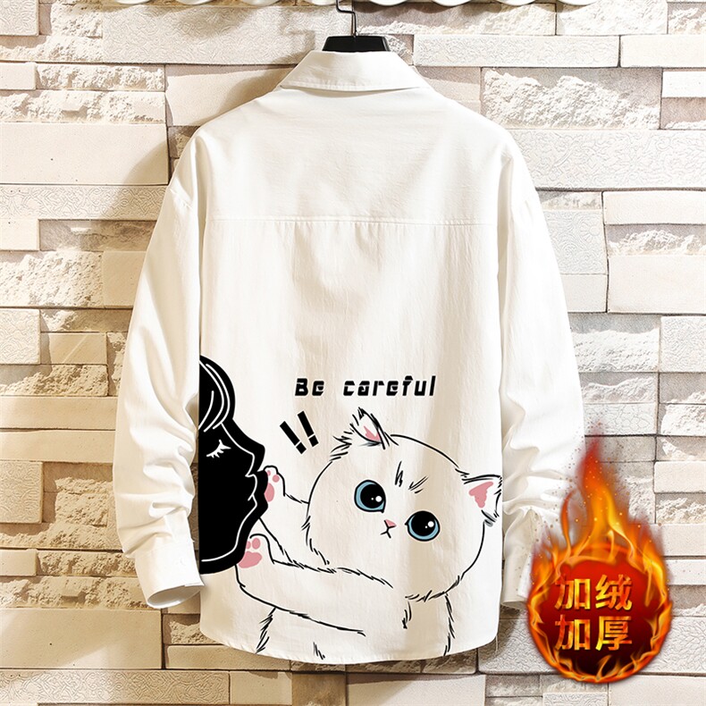 CS15116-P38加绒款-P48长袖衬衫男士大码宽松衬衣男寸衫男寸衣，男装衬衫，电商A040A