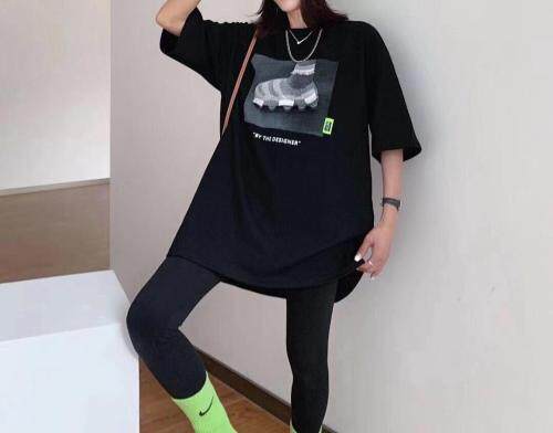 2021春季韩版鞋T，女装，曼希野