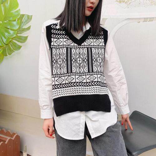 春装假两件套，女装，留缘