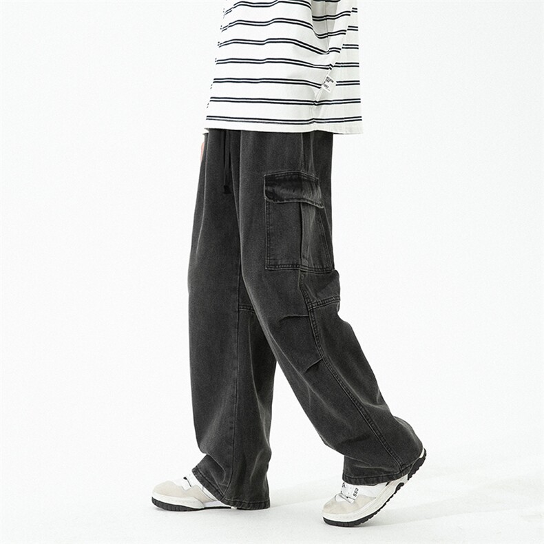 现货高品质中性工装牛仔裤C303-NB2509P60,男装牛仔裤,电商C303