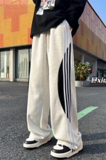 XZ616秋季新款重磅华棉撞色织带拼接休闲长裤TY1075特P35控68，男装休闲裤，星座512A（原616）