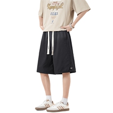 美式冰丝短裤男士夏季宽松潮牌外穿沙滩马裤运动五分裤Z8701-P38，男装牛仔裤，星座610（原A335）