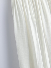 白色松紧腰时尚A字版半身裙女夏，女装半身裙，水衣源