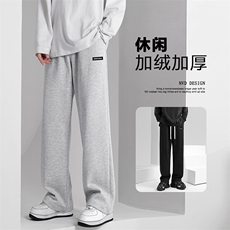 秋冬休闲裤设计感加绒加厚潮牌高街裤WK83-1常规特批28加绒特批33，男装休闲裤，星座718-1
