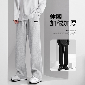 秋冬休闲裤设计感加绒加厚潮牌高街裤WK83-1常规特批28加绒特批33图片