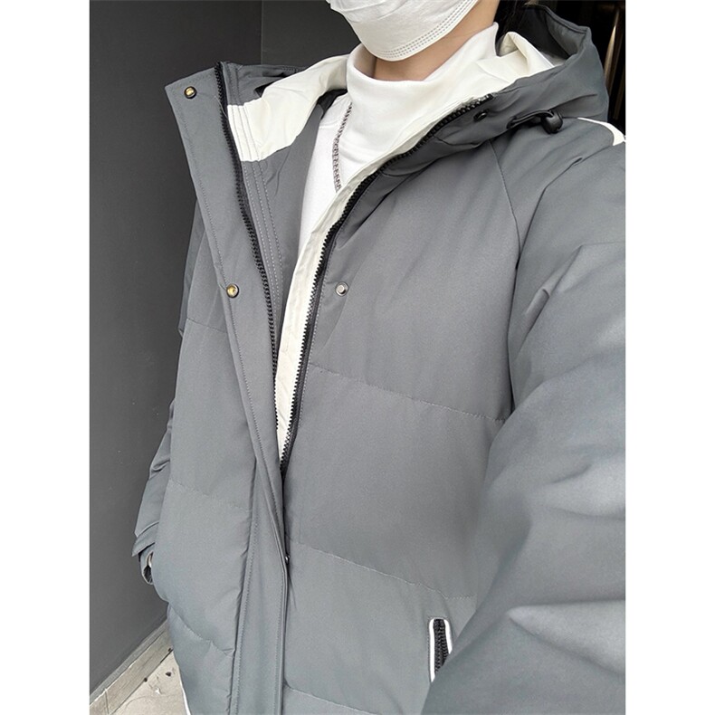现货高品质美式高街冬季重磅三防加厚羽绒棉衣连帽冲锋外套厚,男装棉衣,电商A486