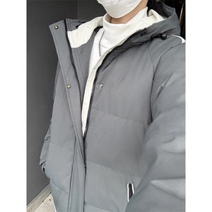 现货高品质美式高街冬季重磅三防加厚羽绒棉衣连帽冲锋外套厚图片