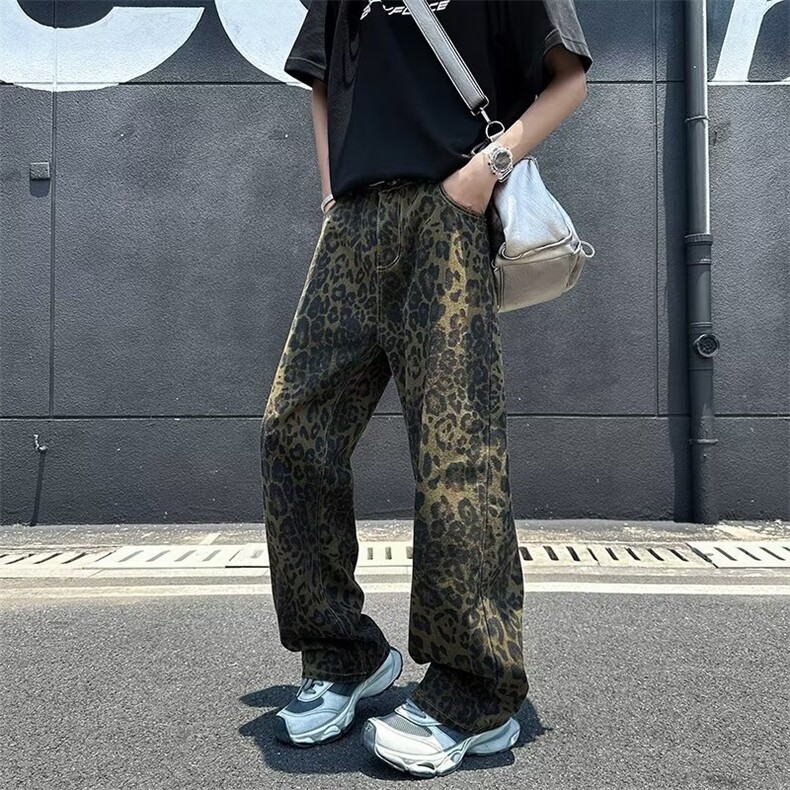 美式工装裤休闲裤直筒垂感宽松阔腿显瘦长裤子2899P42，男装工装外套，星座410-2