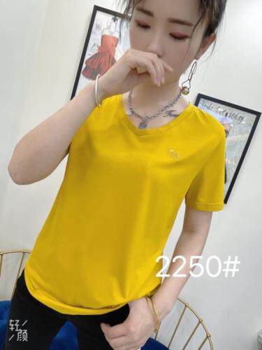 夏季新款超舒棉T，女装，云落伊里