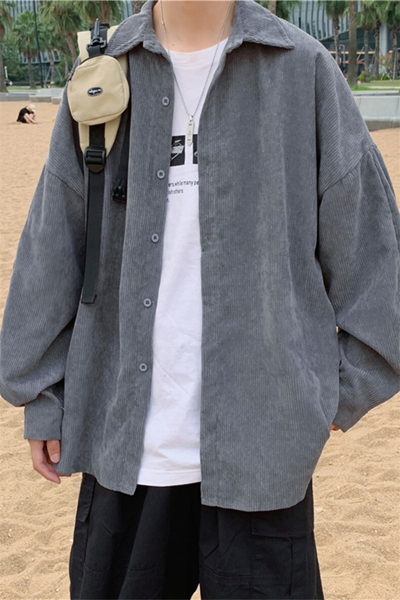 2024新款衬衫灯芯绒男主推量大有差价现货A161-2-W1041-P35,男装衬衫,电商A161-2