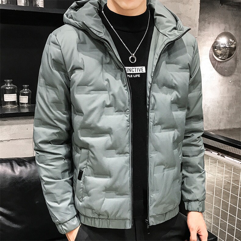 现货外贸侧飞图立领光板团体服班服宽松韩版情侣学生外套羽绒服,男装羽绒服,星座301D-5(原星座1415）