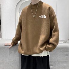 控68半高领毛衣男士大码针织衫男毛线衣男M18232-P45加绒款-P65，男装针织衫/毛衣，电商A040