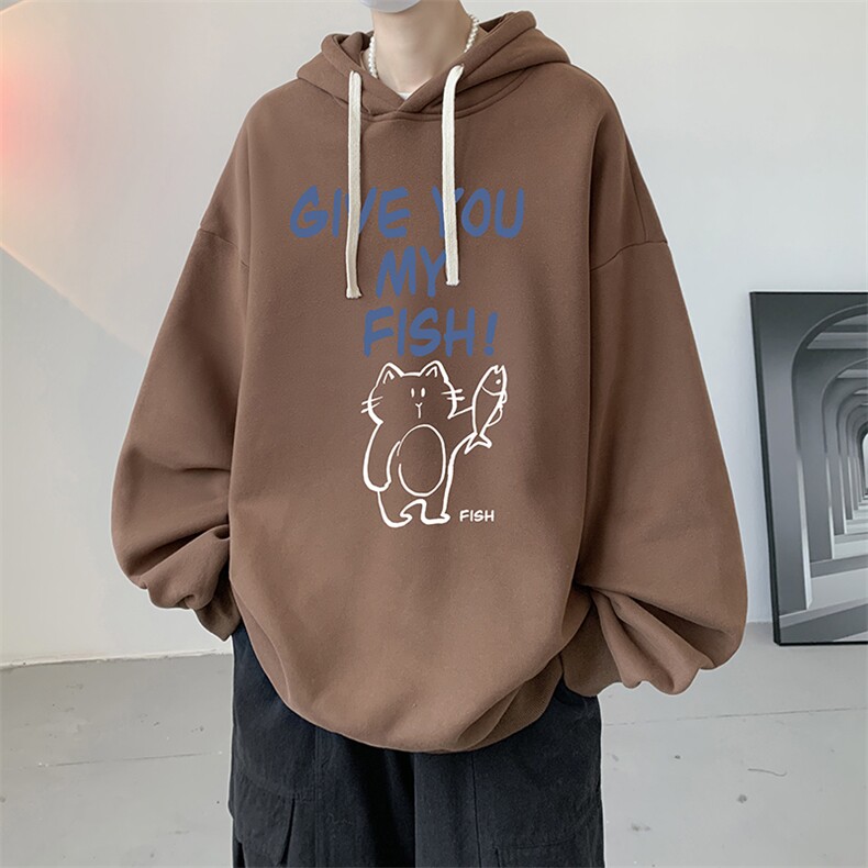 连帽卫衣男大码胖子帽衫大号运动服WY2411-P35,男装卫衣,电商A040