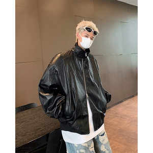 A1011 P75 新款秋装机车夹克外套时尚潮男上衣图片