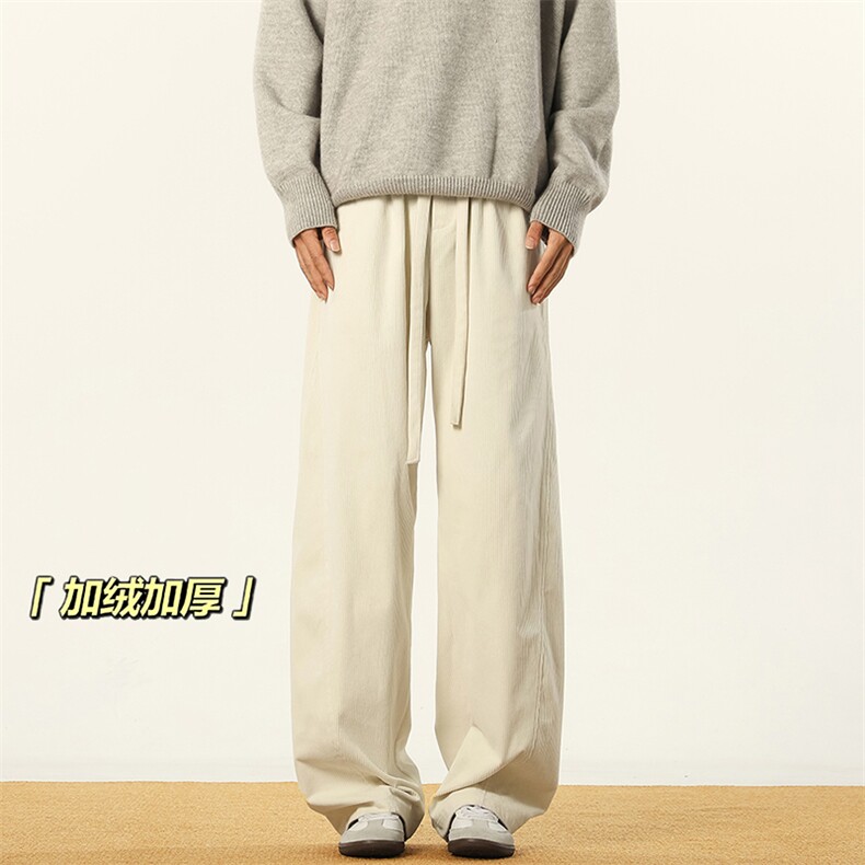 B258-K2581-P45控68加绒55控78灯芯绒弯刀裤成分聚酯纤维,男装休闲裤,电商B258