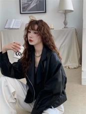 短款皮衣外套女春秋2025年新款酷飒风机车服，女装皮衣，泰合衣坊