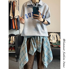 polo衫男潮流印花大码情侣翻领四色短袖T恤T3540-P33【特价】，男装T恤，电商A007