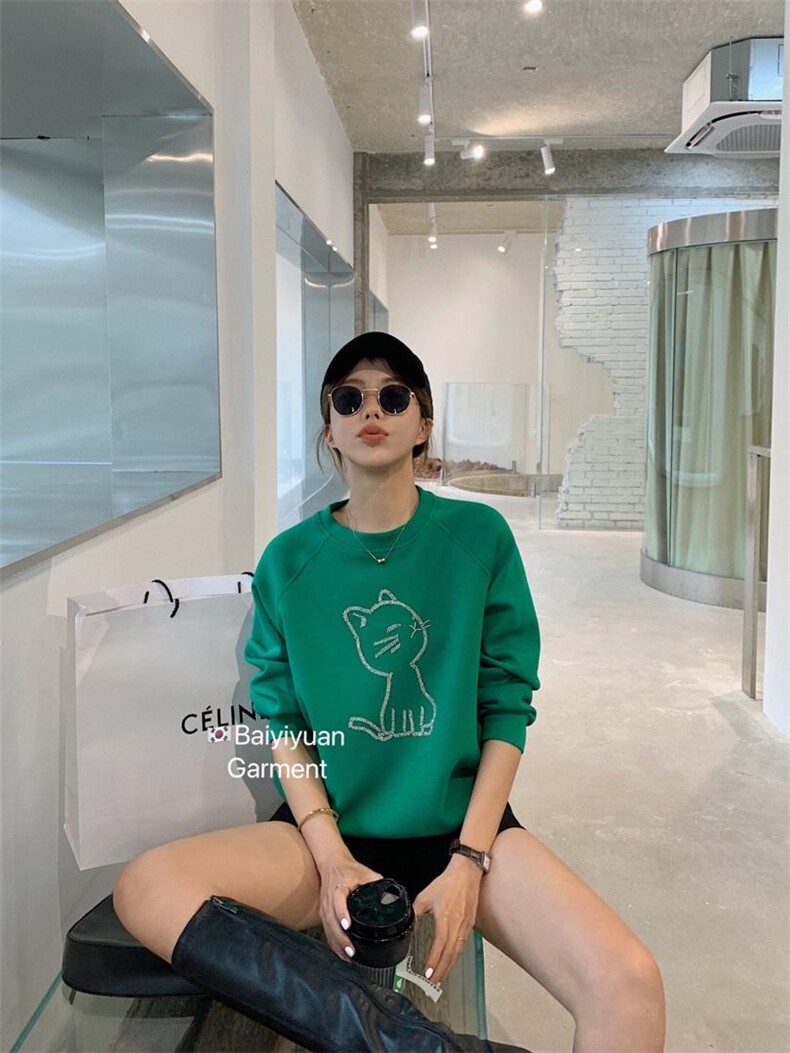 秋季新款。重工卫衣，女装卫衣/绒衫，佰依缘儿