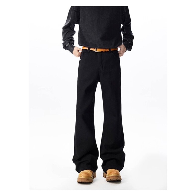 现货!港风新款2025潮流百搭直筒宽松大码牛仔裤松紧腰NZ6155-P28，男装牛仔裤，星座1103-2