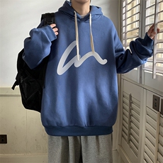 纯棉连帽卫衣男大码运动帽衫宽松薄WY2280-P35，男装卫衣，电商A040