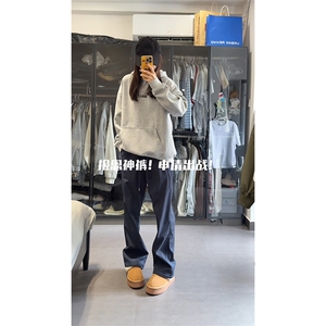 加绒加厚休闲裤高品质防水保暖微喇男女工装裤 5D2116-TP25不图片
