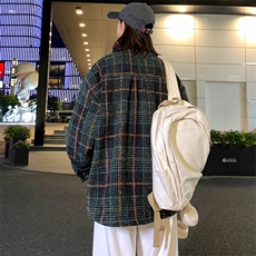 2023秋冬学生简约百搭衬衫中性翻领上衣外套男女8362-P90控价128，男装衬衫，电商A441-1