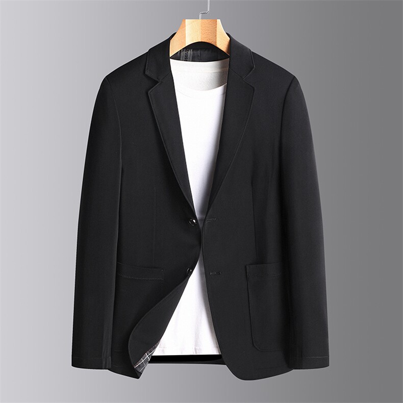 男士西服外套春秋季2023年新款中年爸爸装商务休闲西装上衣潮图片