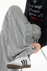 秋季斜纹阔腿休闲裤满天星潮牌垂感宽松卫裤男5Q2081-TP3059，男装休闲裤，电商A102