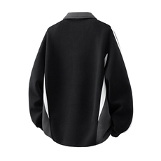 可二开半拉链POLO衫领M-5XL大码卫衣50%棉50%涤纶WY78116P65控98，男装Polo衫，星座227-7