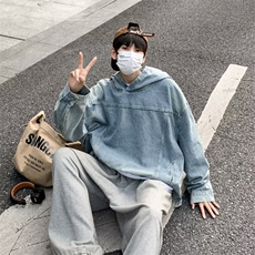美式夹克春秋新款连帽牛仔衣J2025P65，男装夹克，星座1116-2