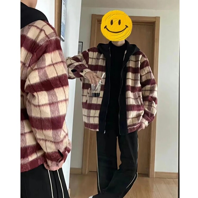 男秋装休闲男款春秋季日系翻领夹克秋季男生毛呢外套男款,男装夹克,星座218-8