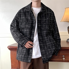 秋冬宽松休闲夹克外套时尚潮牌上衣A351-JK018-P105控138，男装夹克，电商A351
