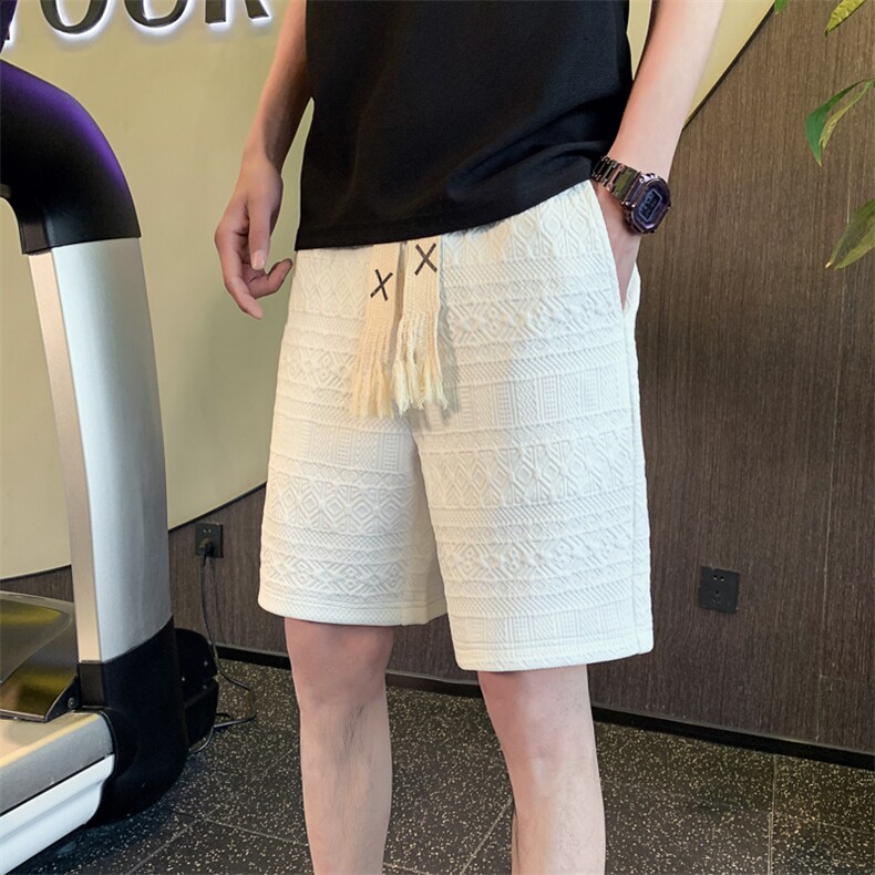 BD00 P45 65 2025夏季新款男士五分裤 特殊面料短裤男休闲裤图片
