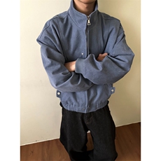 2025春秋美式新款重磅水洗帆布夹克cleanfit简约休闲百搭外套男，男装夹克，星座410-6（原星座1304-1）