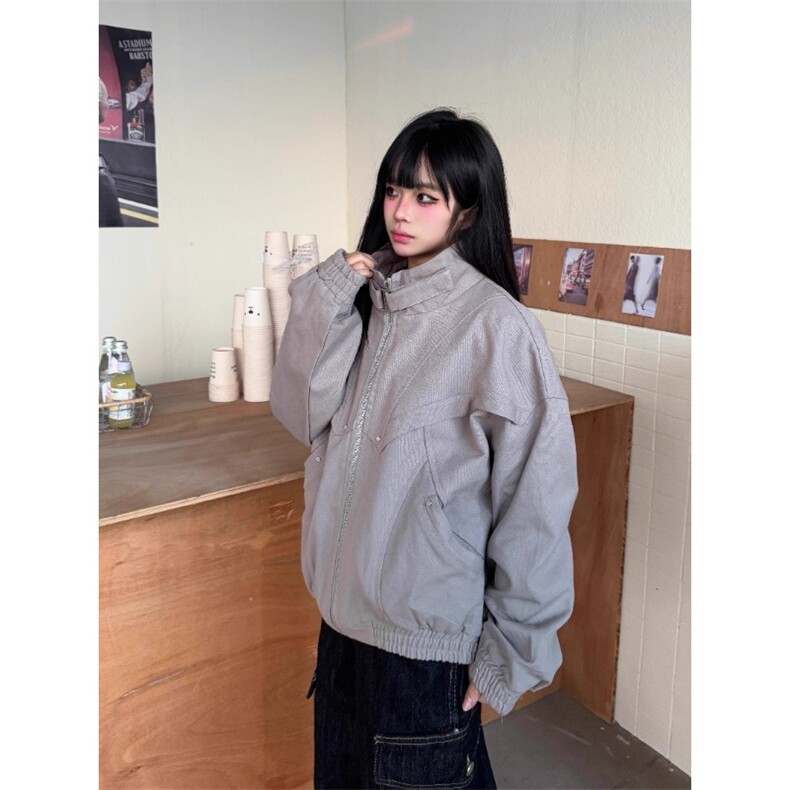 春秋新款痞帅外套男ins高街潮牌港风日系原宿风韩版潮流宽松夹克，男装夹克，星座1210-1