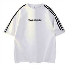 白色拼黑织带
