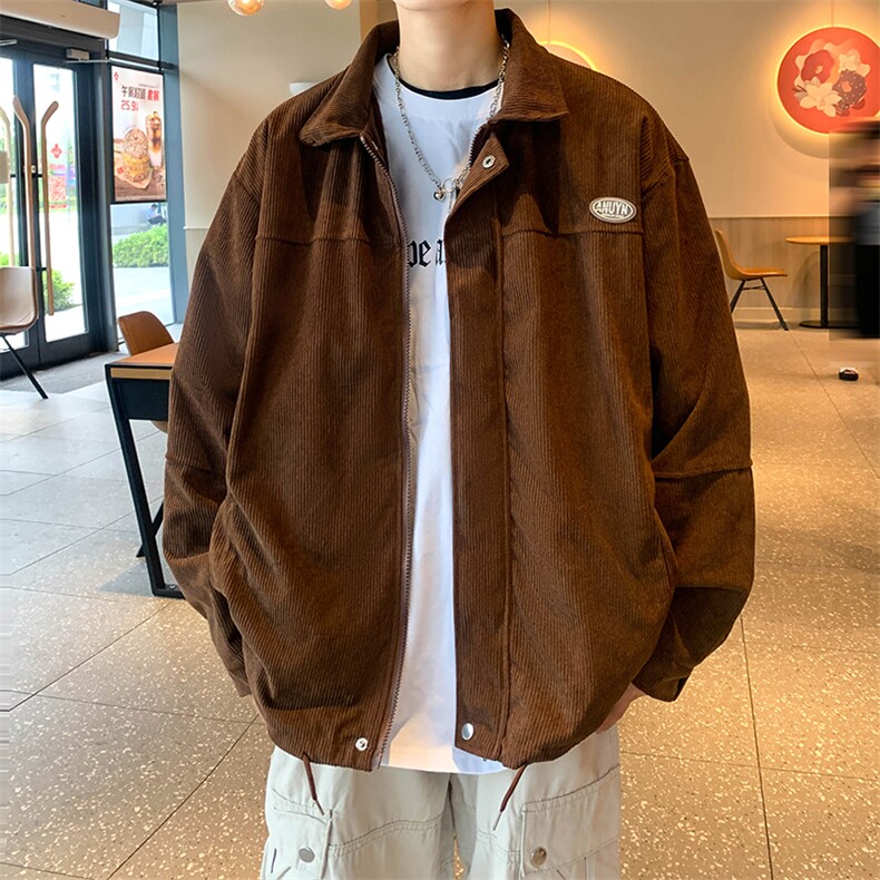 Wt198-P52美式灯芯绒宽松型夹克图片