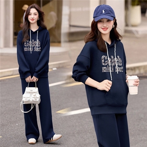 现货运动女2025春秋季新款休闲时尚减龄气质卫衣外套女装图片