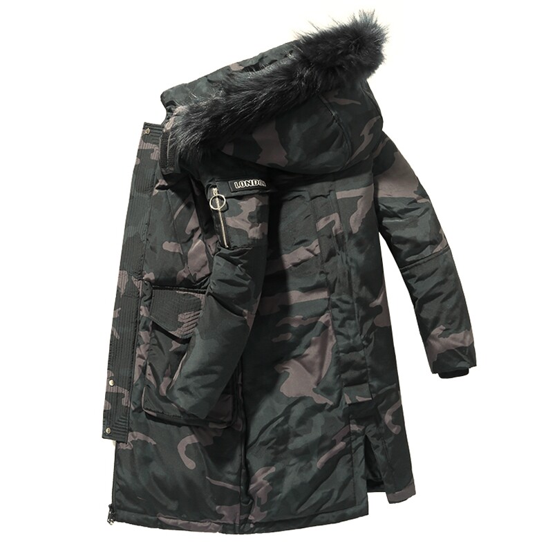 2020电商B247冬季新款韩版男女同款舒适大毛领羽绒服百搭896-P180,男装羽绒服,电商B247