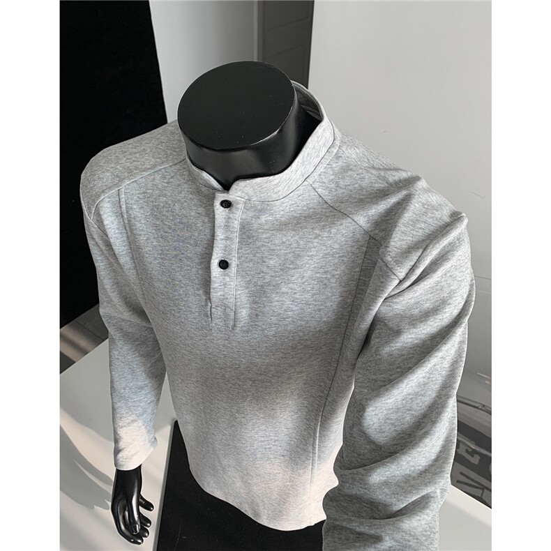 主推POLO衫卫衣秋季翻领卫衣cleanfit长袖T恤衫男装外套S440特28,男装Polo衫,电商A233-1