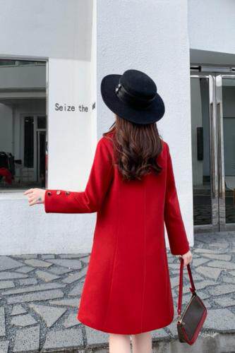 冬季新款，呢大衣，女装，艾伊贝雪