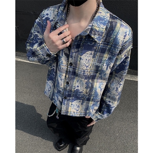 潮牌高街个性衬衫潮流宽松休闲上衣A086-CS2212-特批价30图片
