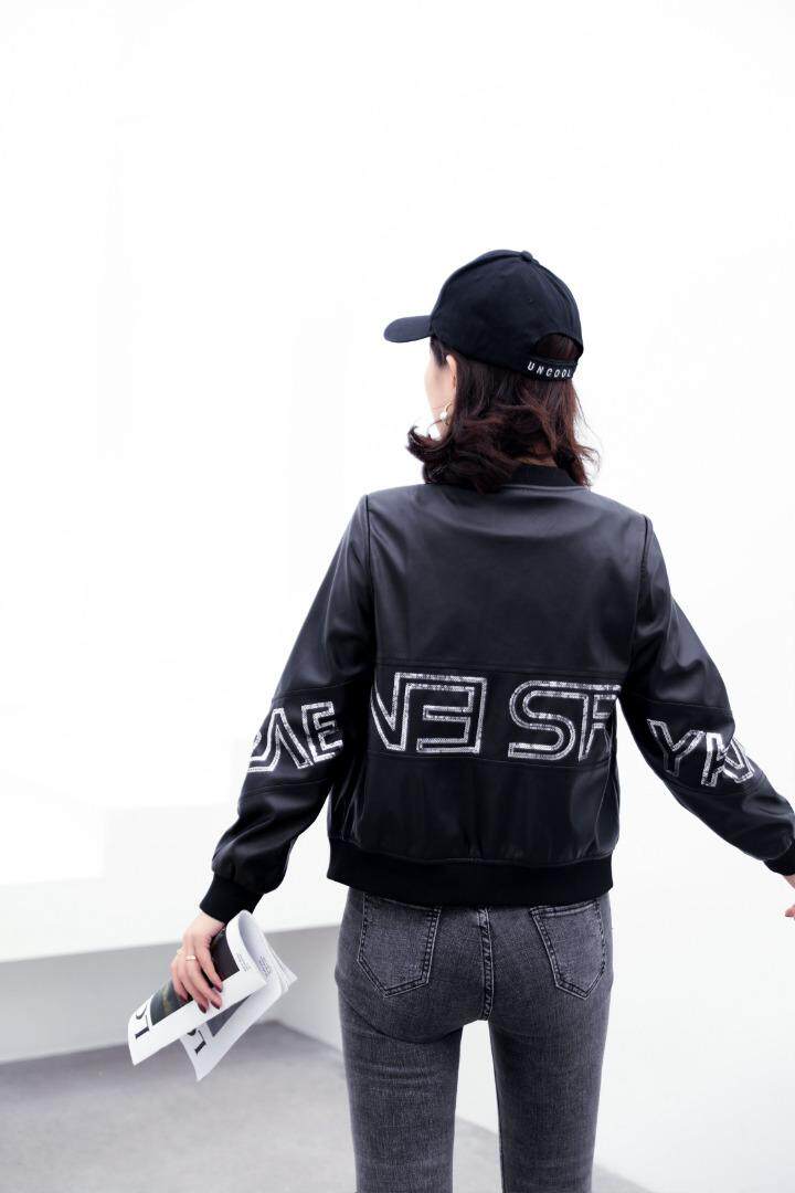 皮衣，女装皮衣，欧麦妮