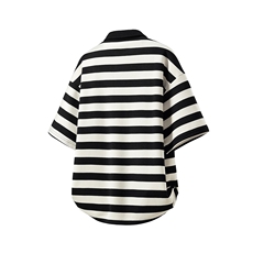 1美式条纹短袖polo衫男大码M-5XL翻领潮流短袖T恤男DP8761P40控59，男装T恤，星座226-2